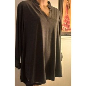 Amzplus Women's Tunic Top. Large. Grey. Pre-owned